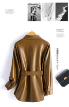 Load image into Gallery viewer, Sheepskin Leather Jacket