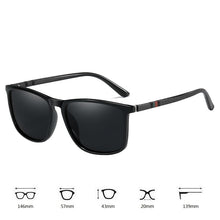 Load image into Gallery viewer, Luxury Square Vintage Polarized Sunglasses