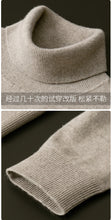 Load image into Gallery viewer, 100% Pure Cashmere Wool Turtleneck Sweater
