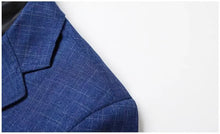 Load image into Gallery viewer, Men's Plaid Blazers Jackets