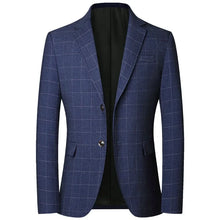 Load image into Gallery viewer, Men's Plaid Blazers Jackets