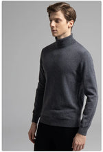 Load image into Gallery viewer, 100% Pure Cashmere Wool Turtleneck Sweater