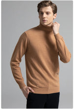 Load image into Gallery viewer, 100% Pure Cashmere Wool Turtleneck Sweater