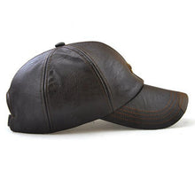 Load image into Gallery viewer, Leather Baseball Cap