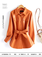 Load image into Gallery viewer, Sheepskin Leather Jacket