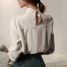 Load image into Gallery viewer, Women's Long Sleeve Chiffon Blouse