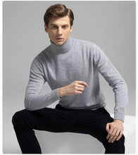 Load image into Gallery viewer, 100% Pure Cashmere Wool Turtleneck Sweater