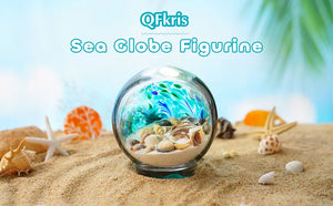 4'' Hand Blown Sea Globe Ornament