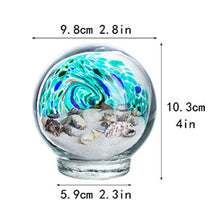 Load image into Gallery viewer, 4&#39;&#39; Hand Blown Sea Globe Ornament
