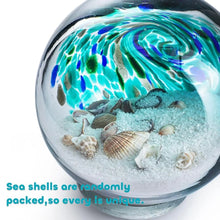 Load image into Gallery viewer, 4&#39;&#39; Hand Blown Sea Globe Ornament
