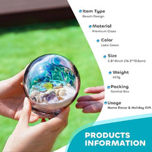 Load image into Gallery viewer, 4&#39;&#39; Hand Blown Sea Globe Ornament
