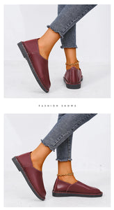 Women Genuine Leather Flats