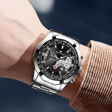 Load image into Gallery viewer, Men&#39;s Stainless Steel Band Watch

