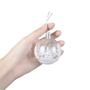 Transparent Snow Christmas Balls