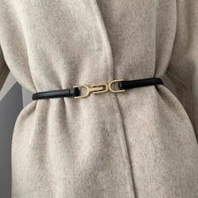 Load image into Gallery viewer, Adjustable Leather Ladies Dress Belt
