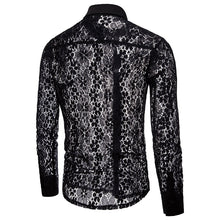 Load image into Gallery viewer, Luxury Floral Embroidery Lace Shirt
