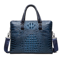 Load image into Gallery viewer, Crocodile Pattern Leather Handbag

