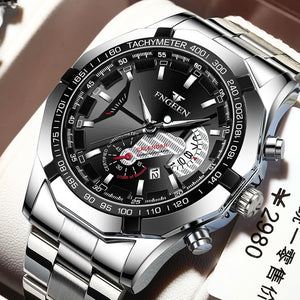 Men's Stainless Steel Band Watch
