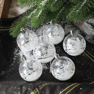 Transparent Snow Christmas Balls