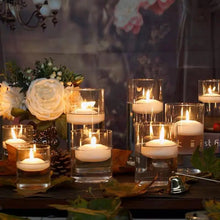 Load image into Gallery viewer, White Floating Candles Wedding Centerpieces Romantic Floating Candles Parties Accessory Unscented Floating Candles For Bathtub
