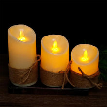 Load image into Gallery viewer, 3Pcs Flameless Led Candle with Remote and Timer Candles
