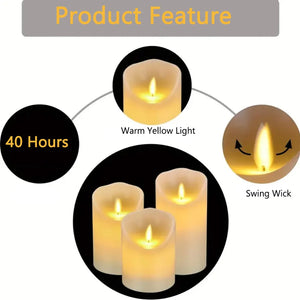 12Pcs/Set Flameless LED Candle