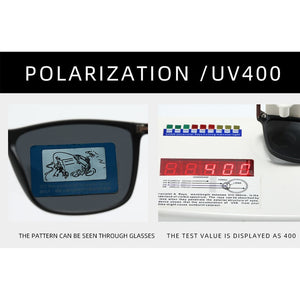 Luxury Square Vintage Polarized Sunglasses
