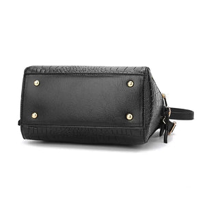 Crocodile Pattern Crossbody Bag