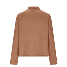 Load image into Gallery viewer, Women&#39;s Solid Suede Suit Jacket
