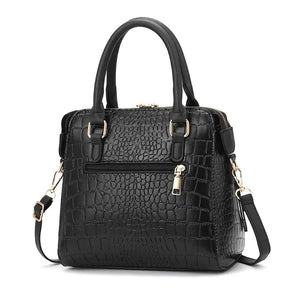 Crocodile Pattern Crossbody Bag