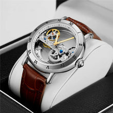 Load image into Gallery viewer, Forsining 208S Men&#39;s Leather Waterproof Watch
