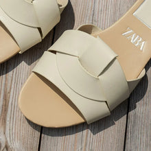 Load image into Gallery viewer, Designer Woman Flat Slippers
