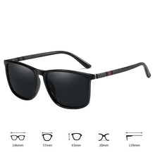 Load image into Gallery viewer, Luxury Square Vintage Polarized Sunglasses
