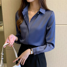 Load image into Gallery viewer, Satin Women&#39;s Shirt
