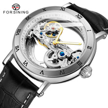 Load image into Gallery viewer, Forsining 208S Men&#39;s Leather Waterproof Watch
