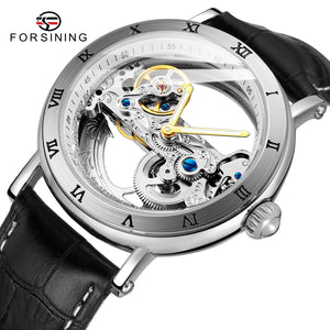 Forsining 208S Men's Leather Waterproof Watch