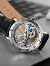 Load image into Gallery viewer, Forsining 208S Men&#39;s Leather Waterproof Watch
