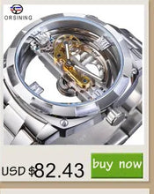 Load image into Gallery viewer, Forsining 208S Men&#39;s Leather Waterproof Watch
