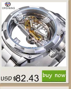 Forsining 208S Men's Leather Waterproof Watch