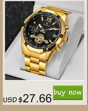 Load image into Gallery viewer, Forsining 208S Men&#39;s Leather Waterproof Watch
