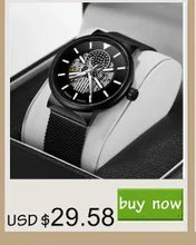 Load image into Gallery viewer, Forsining 208S Men&#39;s Leather Waterproof Watch

