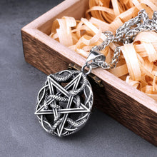 Load image into Gallery viewer, Vintage Pentagram Necklace
