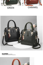 Load image into Gallery viewer, Crocodile Pattern Crossbody Bag
