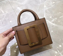 Load image into Gallery viewer, Handbags for Women 2022 Designer Luxury Genuine Leather Metal Square Buckle Shoulder Crossbody Bag Fashion Top Quality Tote Bag
