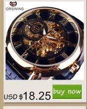 Load image into Gallery viewer, Forsining 208S Men&#39;s Leather Waterproof Watch
