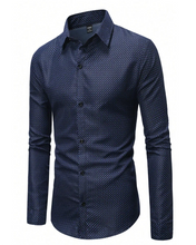 Load image into Gallery viewer, Blue Long-sleeved Shirt
