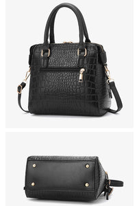 Crocodile Pattern Crossbody Bag