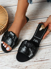 Load image into Gallery viewer, Designer Woman Flat Slippers
