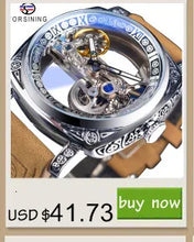 Load image into Gallery viewer, Forsining 208S Men&#39;s Leather Waterproof Watch
