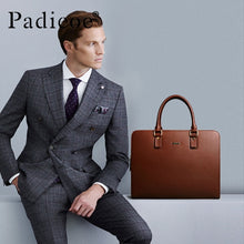 Load image into Gallery viewer, Men&#39;s Leather Briefcase
